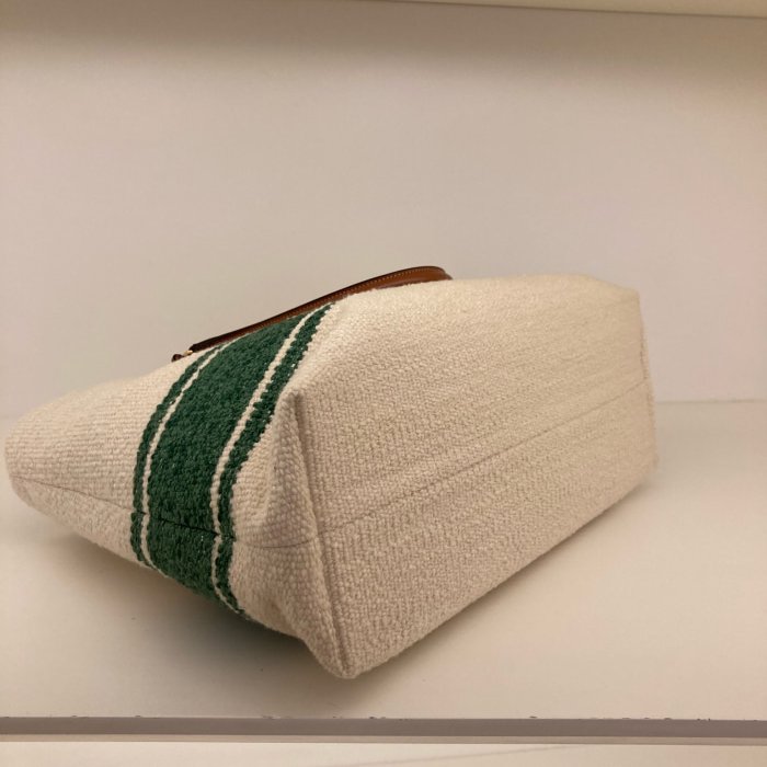 ⏰限時特賣價🌺 Celine Soleil 紡織和小牛皮橫式Cabas包-8