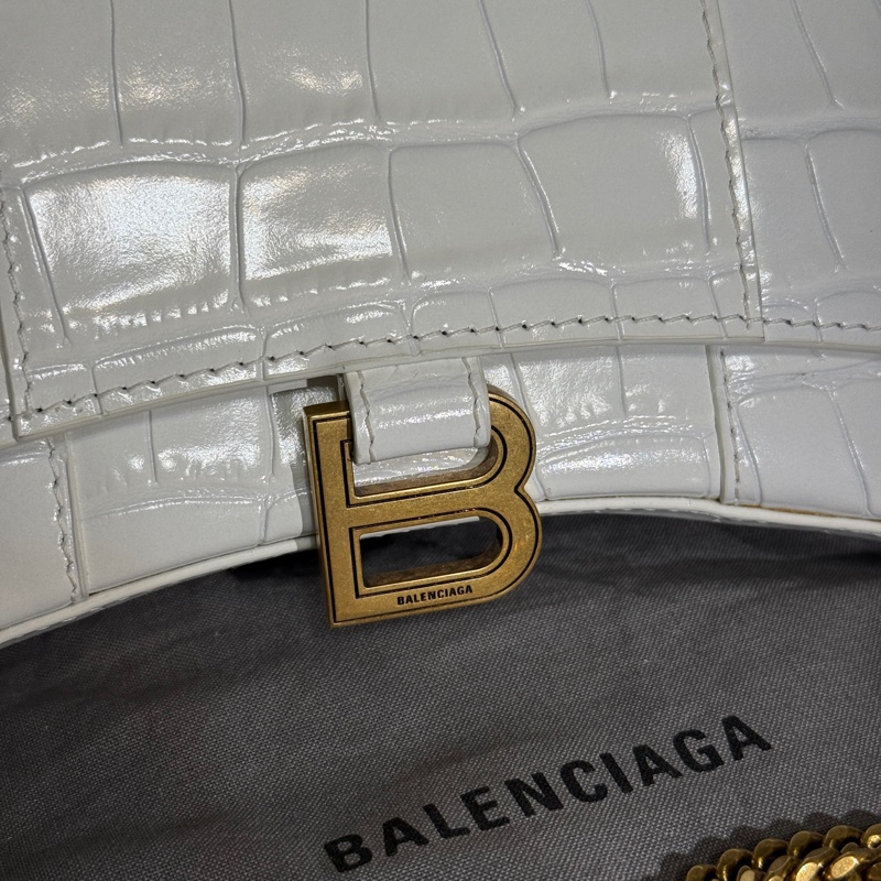 Balenciaga Hourglass 巴黎世家鱷魚壓紋woc鏈包-1
