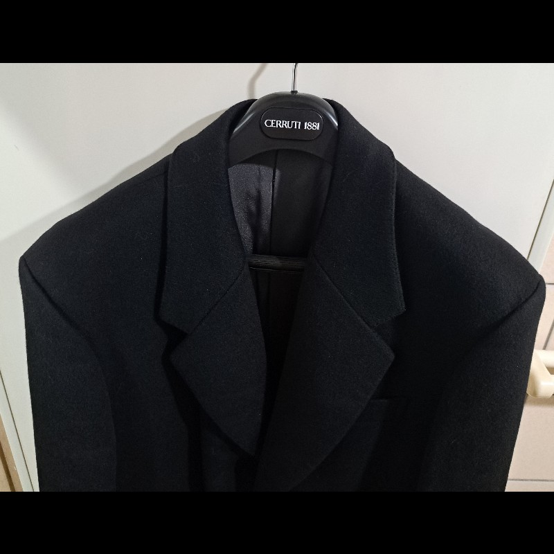 ●原價18萬元／XXL／近新極美／LANVIN ／時尚男神羊絨長大衣-3