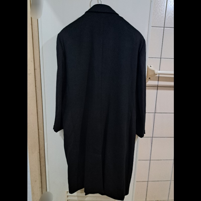 ●原價18萬元／XXL／近新極美／LANVIN ／時尚男神羊絨長大衣-4