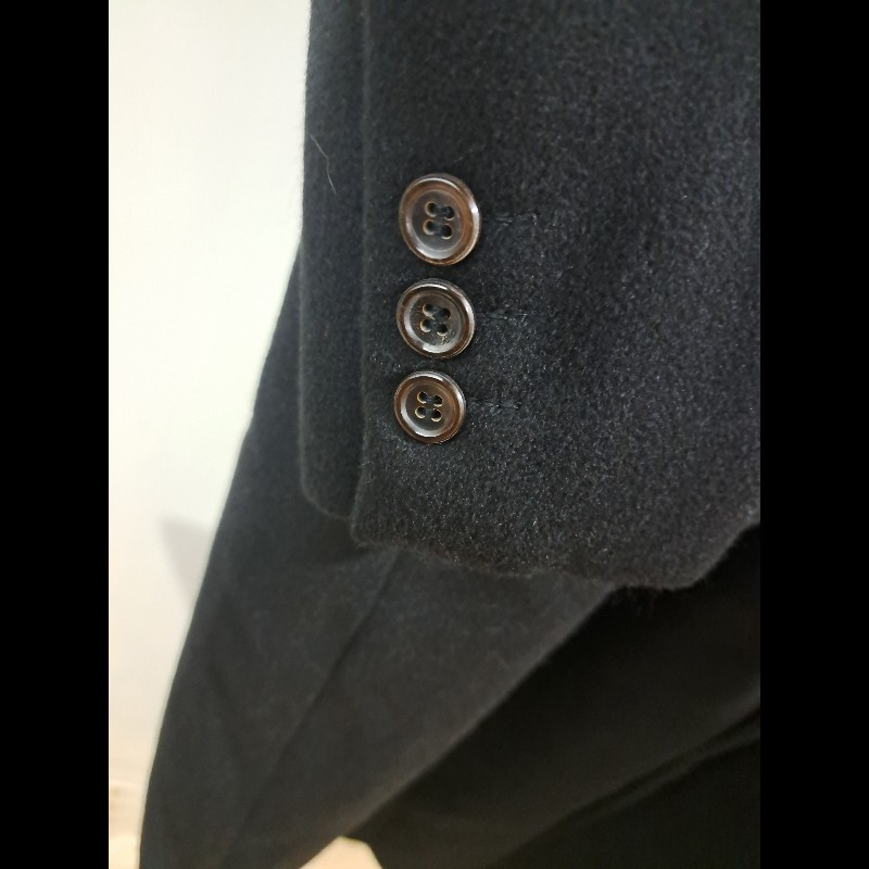 ●原價18萬元／XXL／近新極美／LANVIN ／時尚男神羊絨長大衣-9