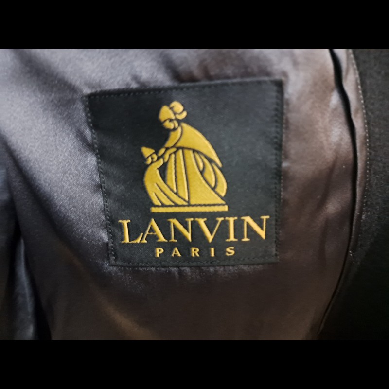 ●原價18萬元／XXL／近新極美／LANVIN ／時尚男神羊絨長大衣-17