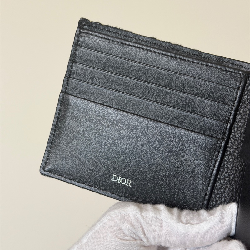 914intheair精品代購『全新閒置』Dior Saddle 對折錢包 老花對開皮夾，有零錢袋-8