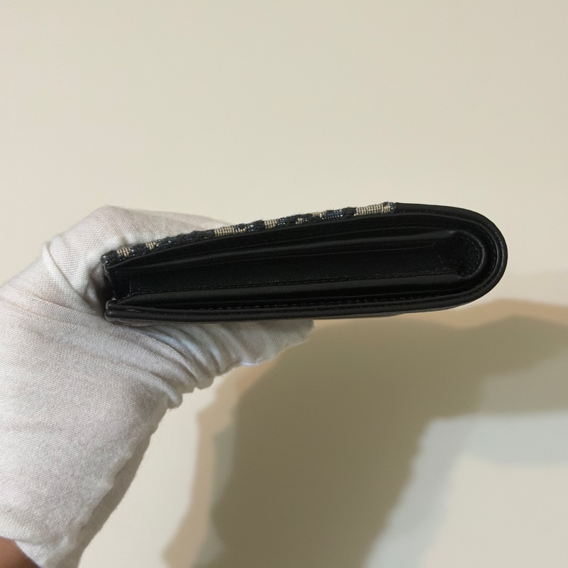 914intheair精品代購『全新閒置』Dior Saddle 對折錢包 老花對開皮夾，有零錢袋-17