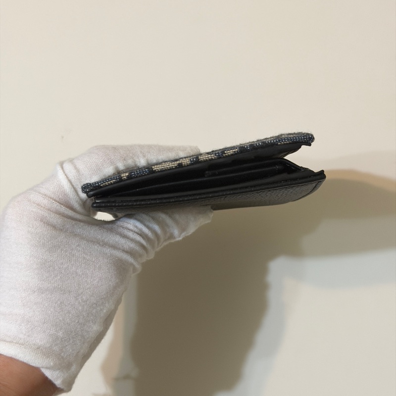 914intheair精品代購『全新閒置』Dior Saddle 對折錢包 老花對開皮夾，有零錢袋-18