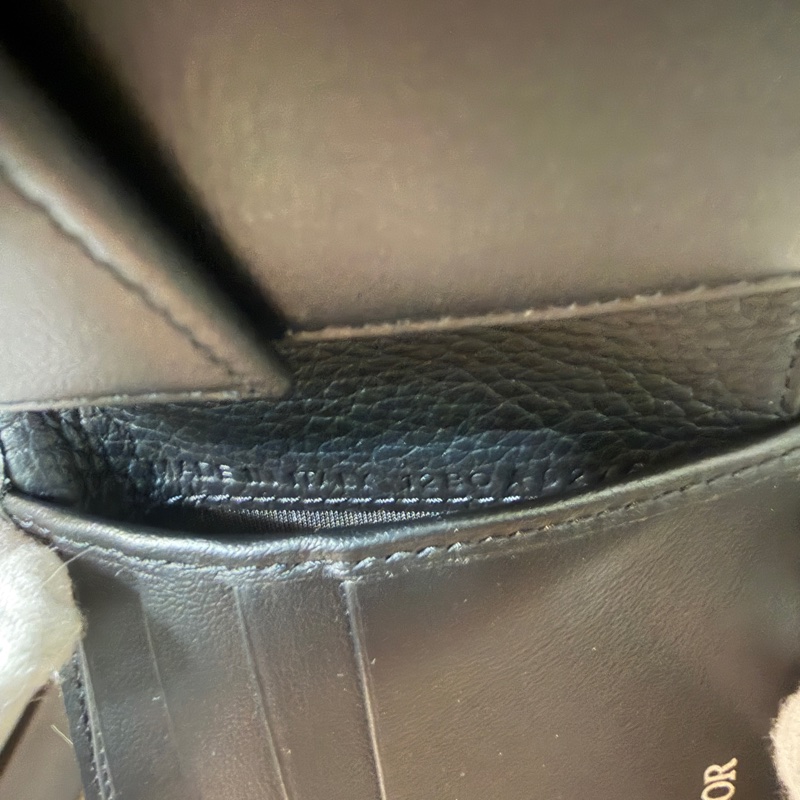 914intheair精品代購『全新閒置』Dior Saddle 對折錢包 老花對開皮夾，有零錢袋-25
