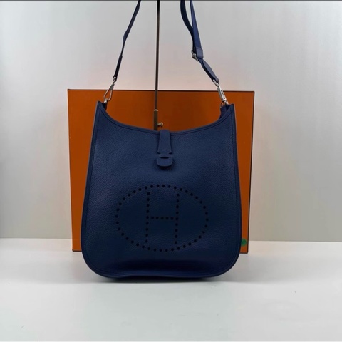 愛馬仕 Evelyne 伊芙琳33 框R 深邃蓝(S4)