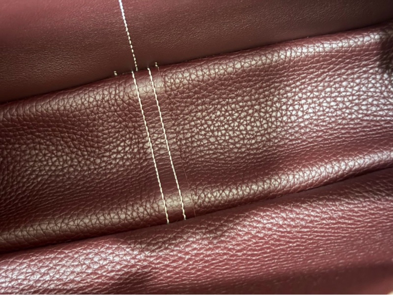 🌈Hermes❤️Halzan 31❤️波爾多酒紅銀扣🌟98新🌈TC皮🌟halzan31🌟halzan🌟愛馬仕🌟-3