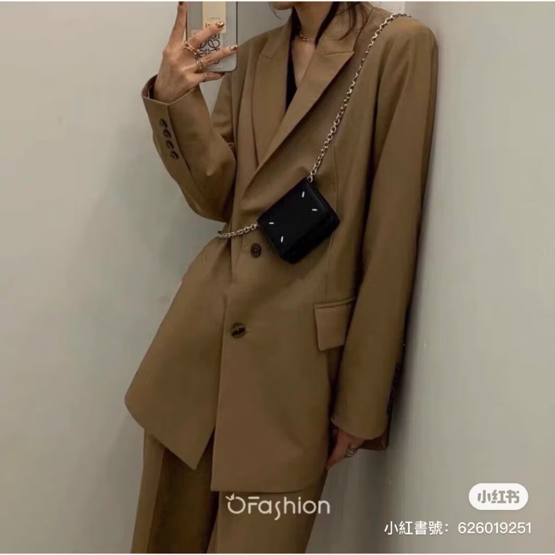 極新Maison Margiela Mini 黑色皮革鍊包-6