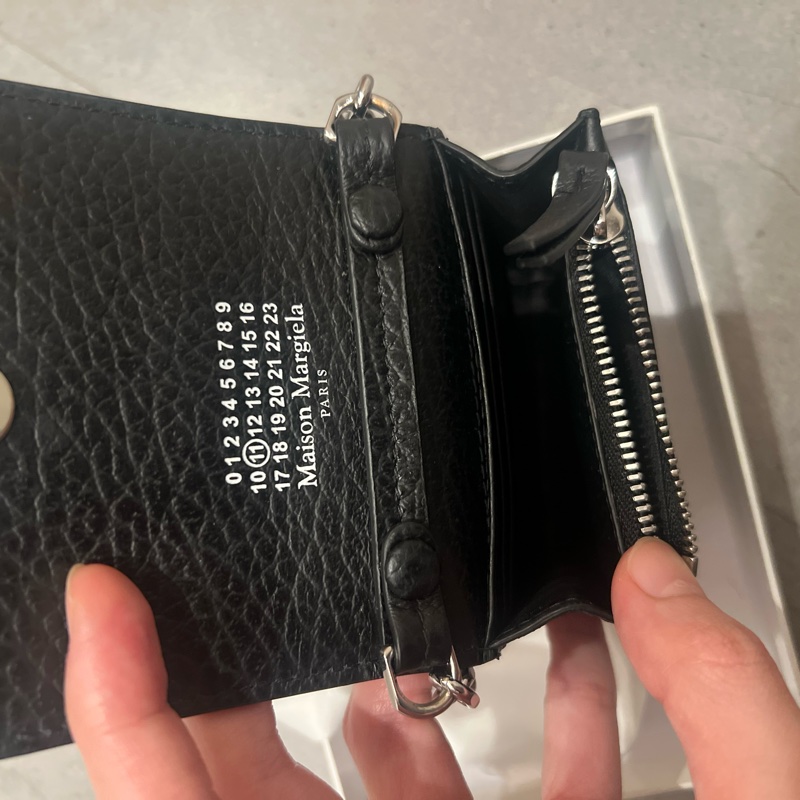 極新Maison Margiela Mini 黑色皮革鍊包-10