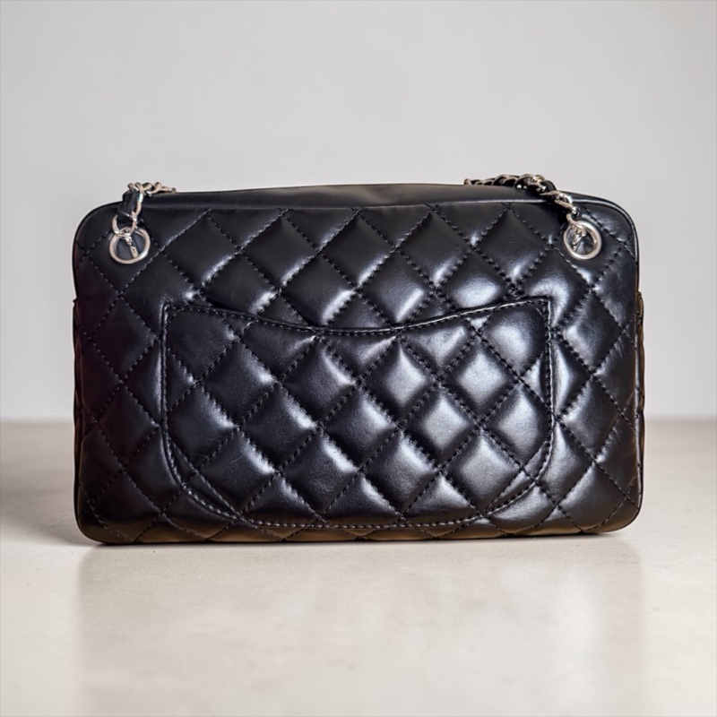 🍒CHANEL Camera Bag 黑色羊皮相機包2F260318-1-5