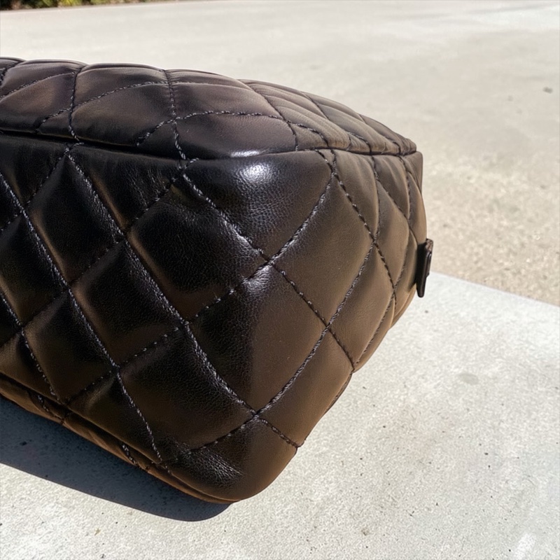 🍒CHANEL Camera Bag 黑色羊皮相機包2F260318-1-8