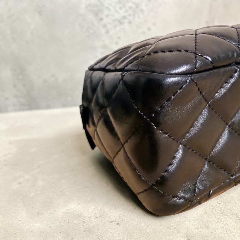 🍒CHANEL Camera Bag 黑色羊皮相機包2F260318-1-9