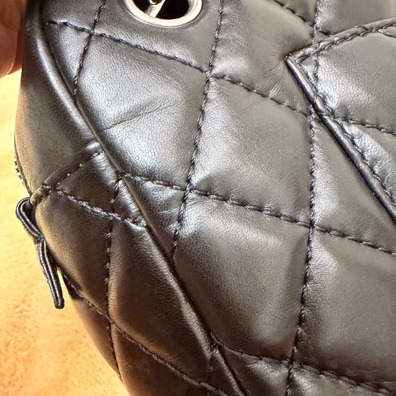 🍒CHANEL Camera Bag 黑色羊皮相機包2F260318-1-30