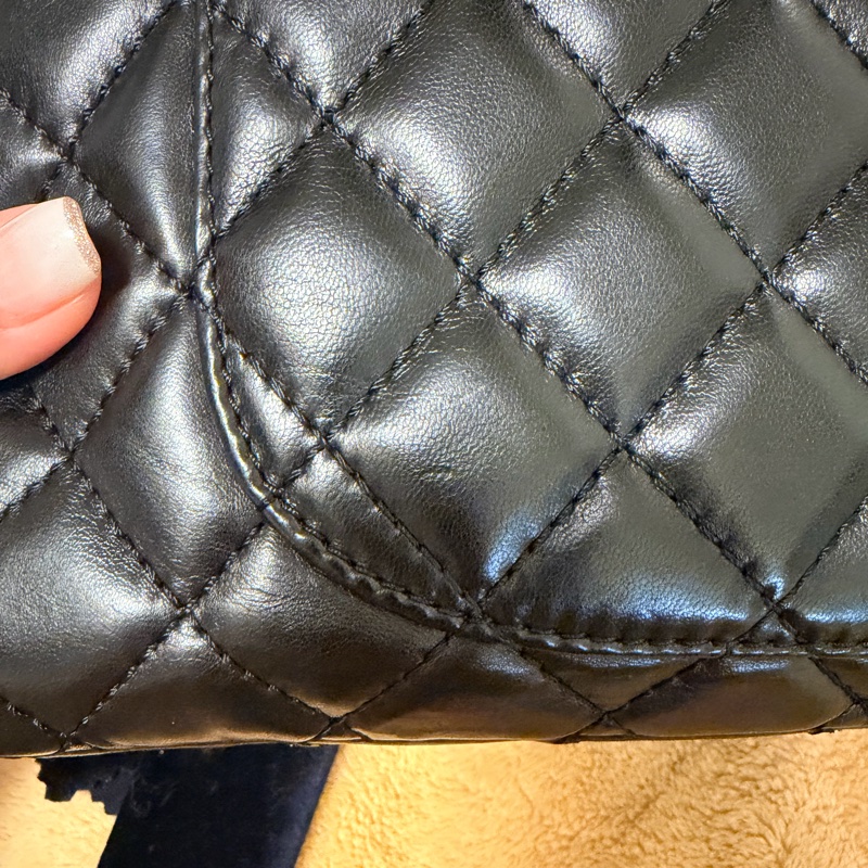 🍒CHANEL Camera Bag 黑色羊皮相機包2F260318-1-31