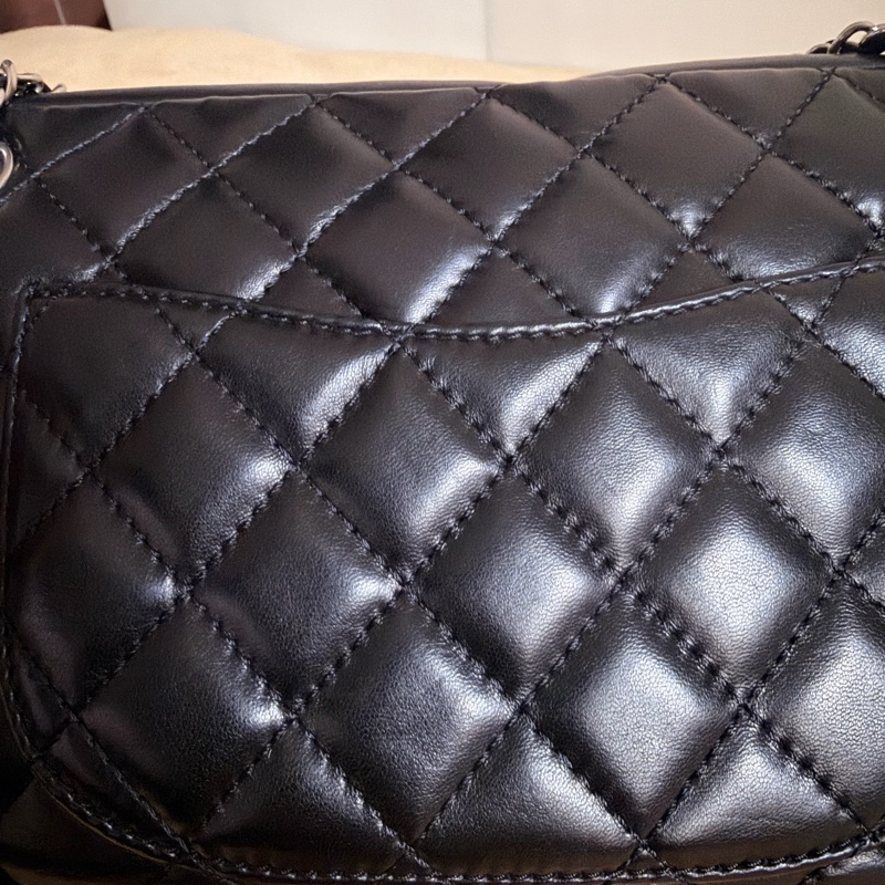 🍒CHANEL Camera Bag 黑色羊皮相機包2F260318-1-33