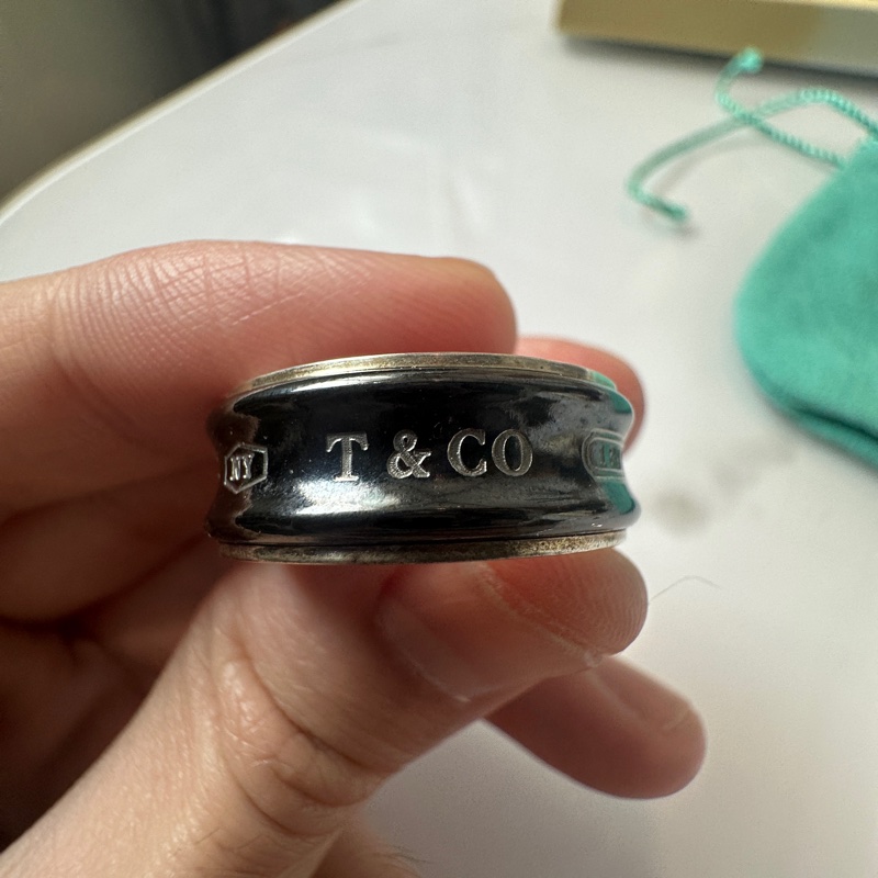 Tiffany & co. 1837 經典 寬版 戒指-0