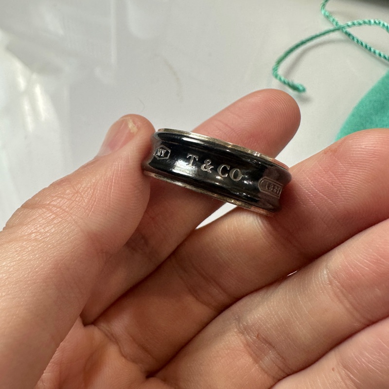 Tiffany & co. 1837 經典 寬版 戒指-3