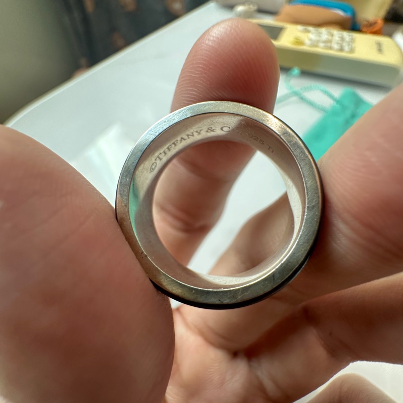 Tiffany & co. 1837 經典 寬版 戒指-5