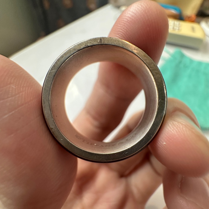 Tiffany & co. 1837 經典 寬版 戒指-6