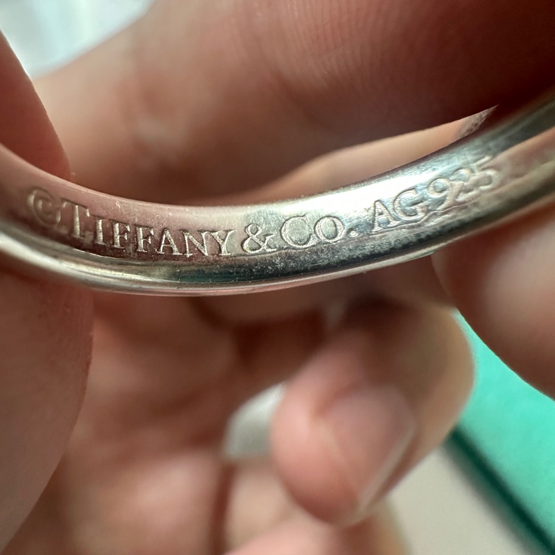 Tiffany & co. 1837 銀戒 純銀 系列 戒指 細戒-4