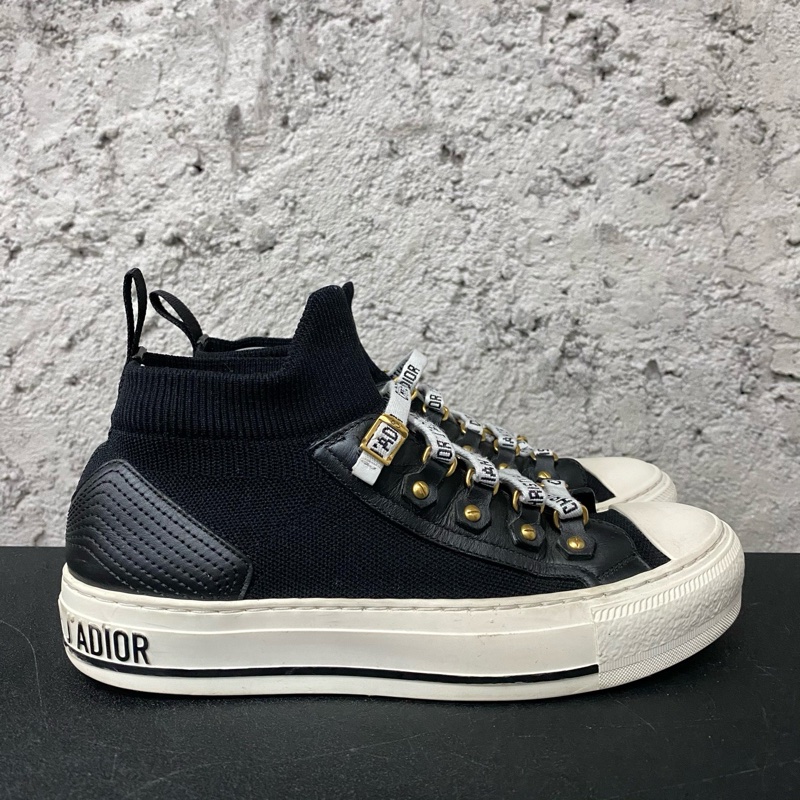 Dior 高幫板鞋 尺碼:36 碼 附件:無-0