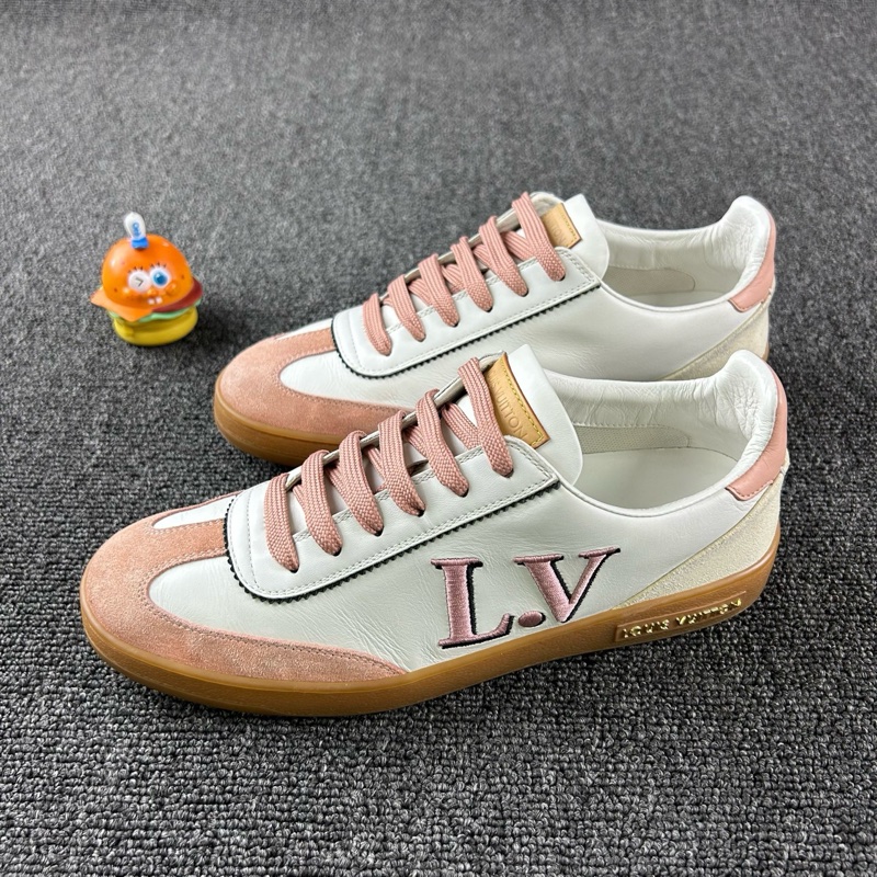 99新 LV Louis Vuitton路易威登粉色德訓鞋 尺碼38-7