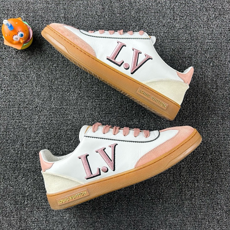 99新 LV Louis Vuitton路易威登粉色德訓鞋 尺碼38-11