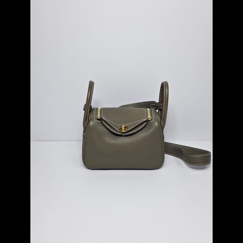 Hermes - Mini Lindy 1代大象灰-1