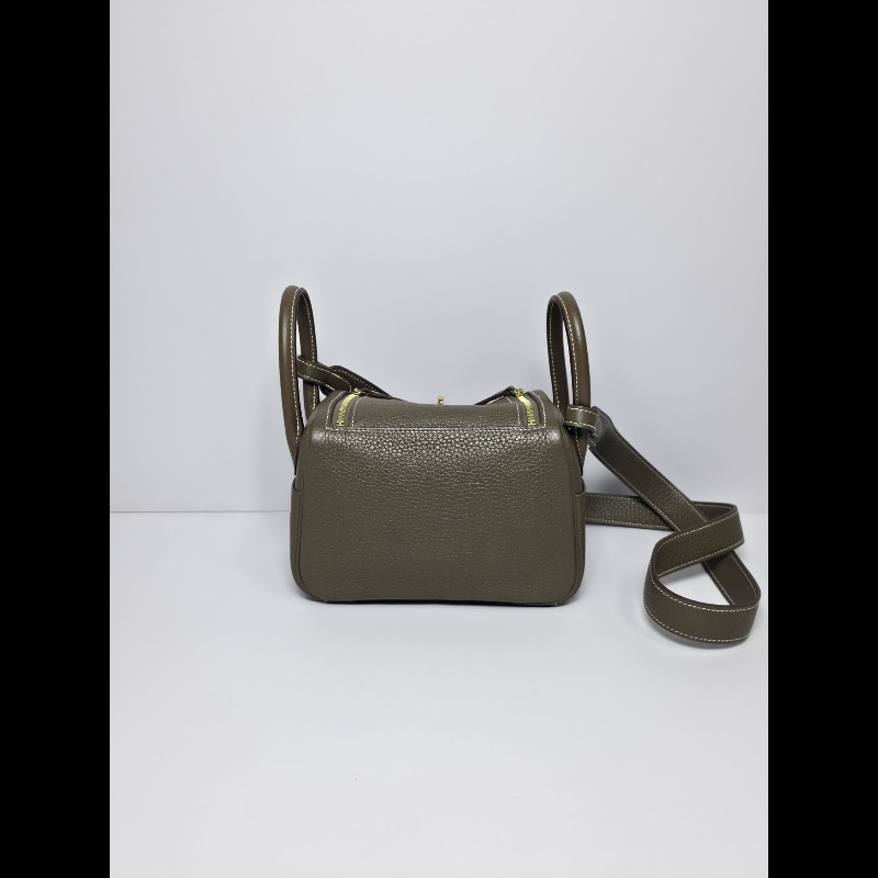 Hermes - Mini Lindy 1代大象灰-2