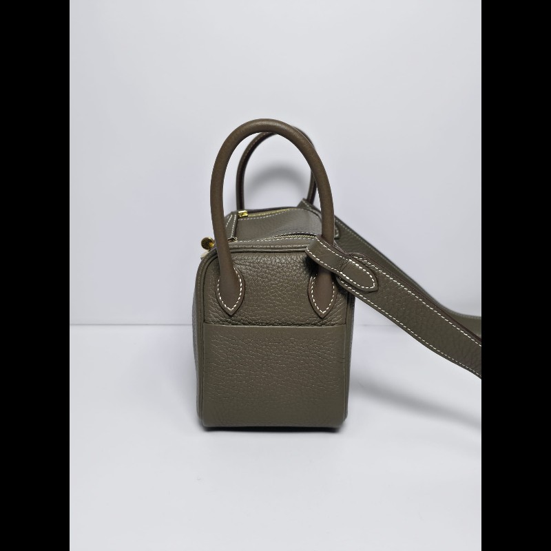 Hermes - Mini Lindy 1代大象灰-3