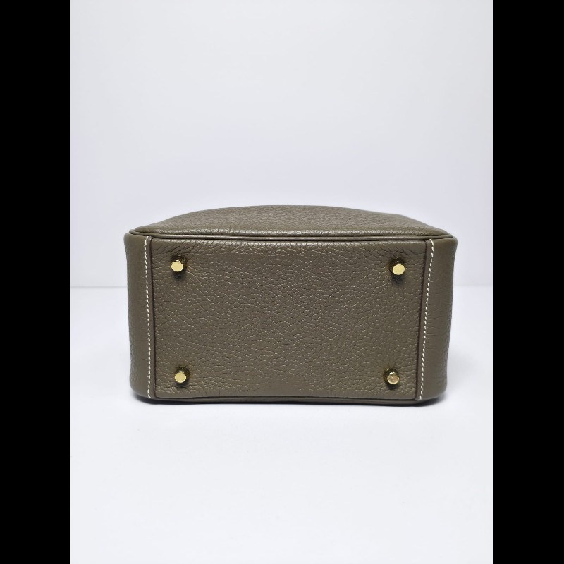 Hermes - Mini Lindy 1代大象灰-5