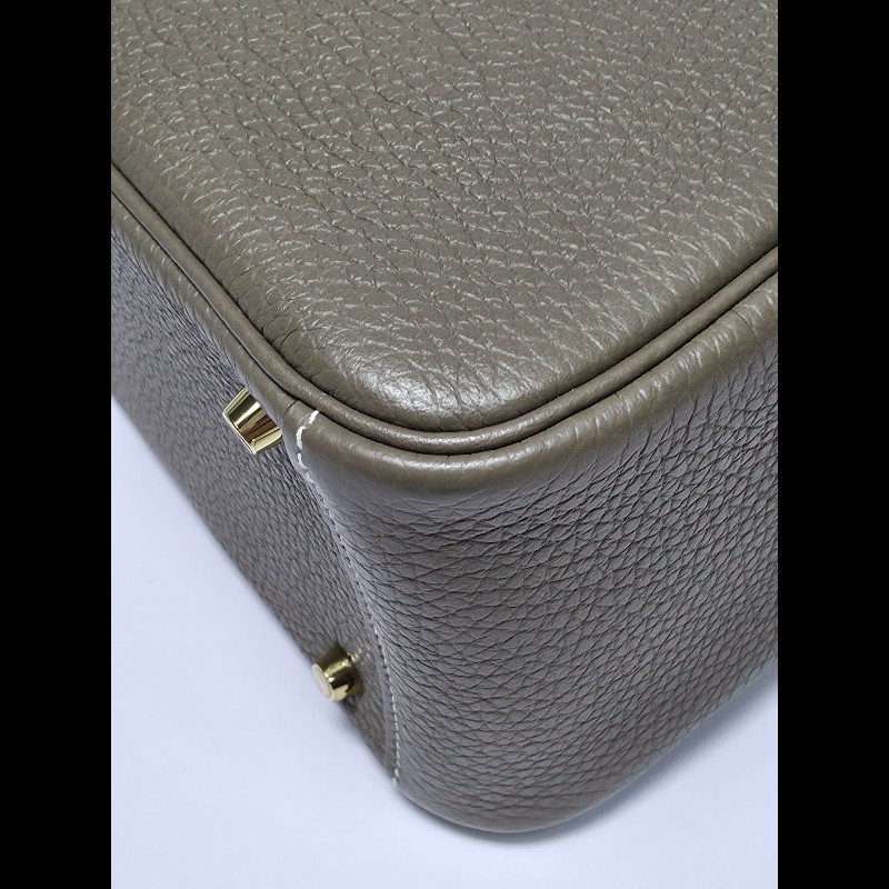 Hermes - Mini Lindy 1代大象灰-8