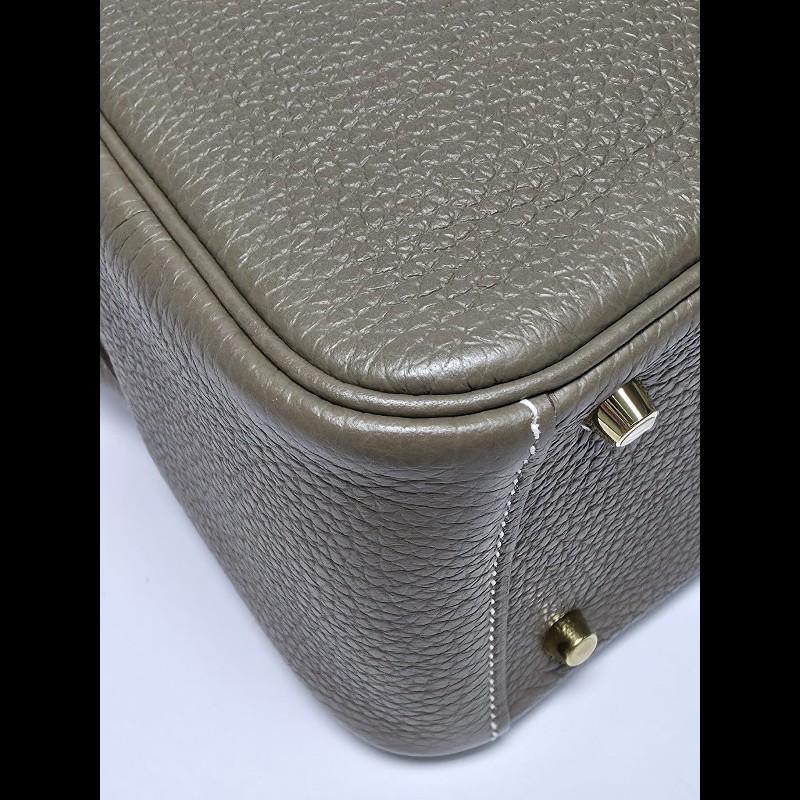 Hermes - Mini Lindy 1代大象灰-9