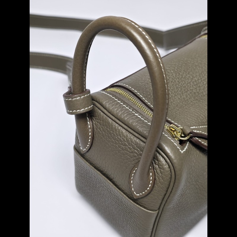 Hermes - Mini Lindy 1代大象灰-11