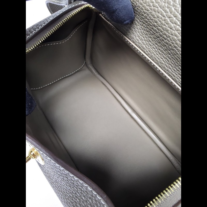 Hermes - Mini Lindy 1代大象灰-26