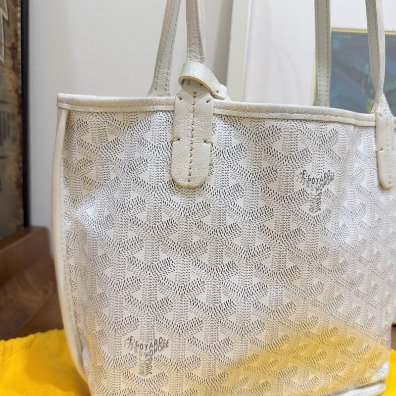 7新✨私物超甜賣🫶🏻白色Goyard Anjou🤍超夯款 雙面托特 超輕-8