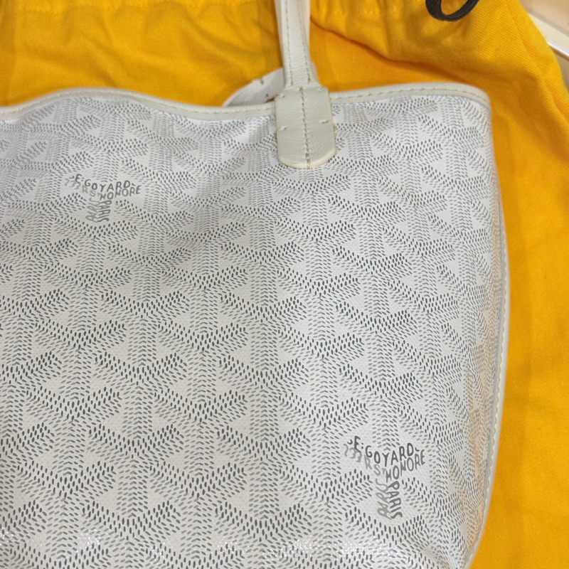7新✨私物超甜賣🫶🏻白色Goyard Anjou🤍超夯款 雙面托特 超輕-65