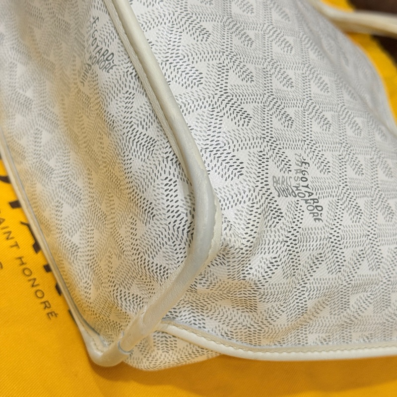 7新✨私物超甜賣🫶🏻白色Goyard Anjou🤍超夯款 雙面托特 超輕-68