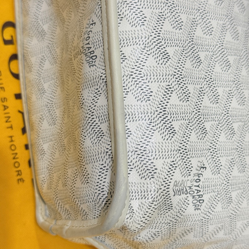 7新✨私物超甜賣🫶🏻白色Goyard Anjou🤍超夯款 雙面托特 超輕-69