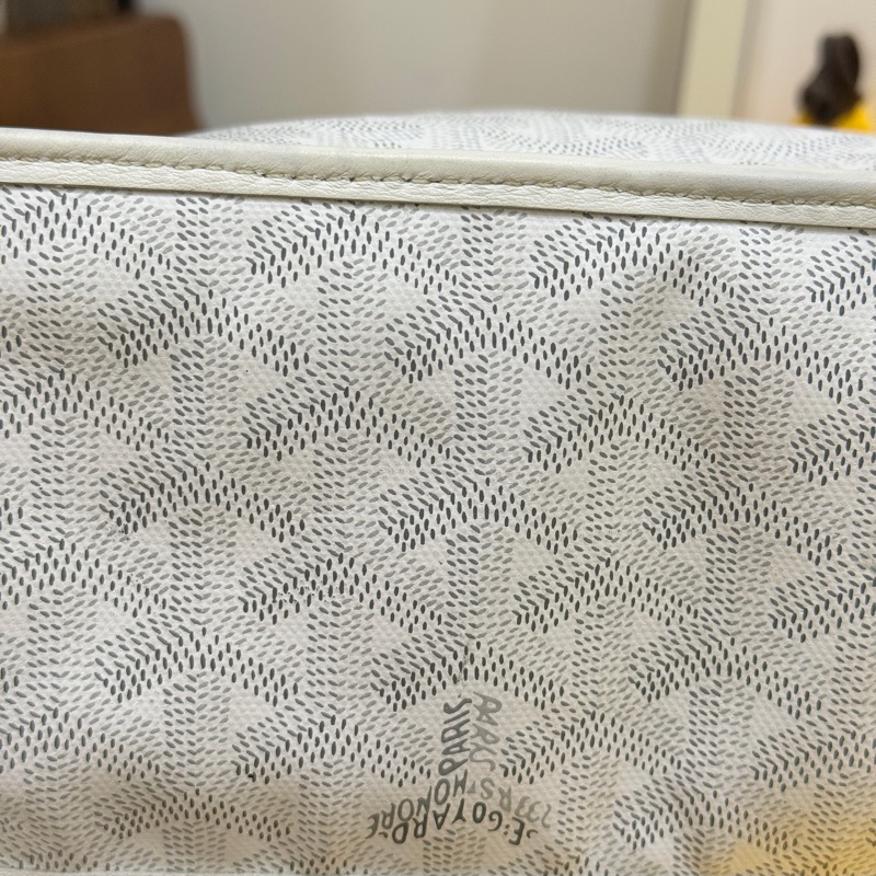 7新✨私物超甜賣🫶🏻白色Goyard Anjou🤍超夯款 雙面托特 超輕-73