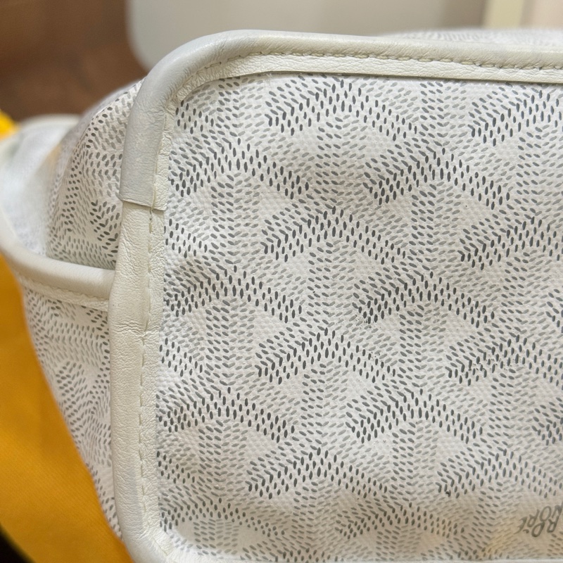 7新✨私物超甜賣🫶🏻白色Goyard Anjou🤍超夯款 雙面托特 超輕-74