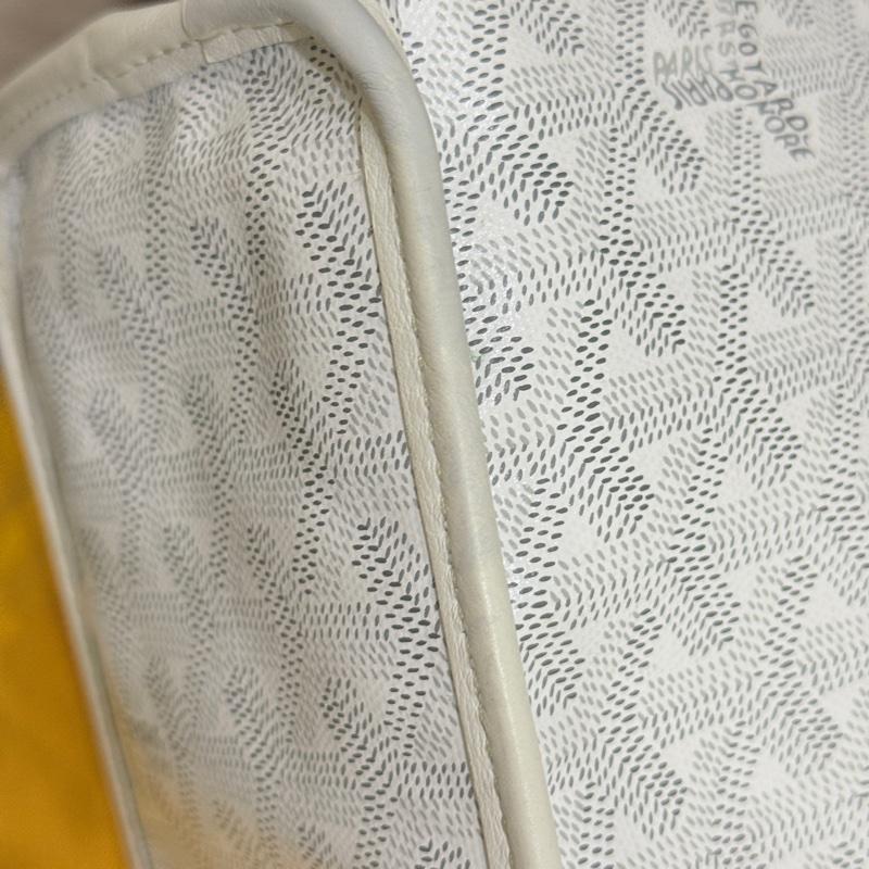 7新✨私物超甜賣🫶🏻白色Goyard Anjou🤍超夯款 雙面托特 超輕-76