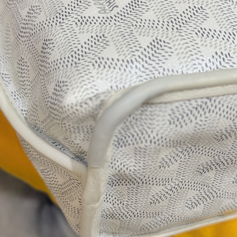 7新✨私物超甜賣🫶🏻白色Goyard Anjou🤍超夯款 雙面托特 超輕-77