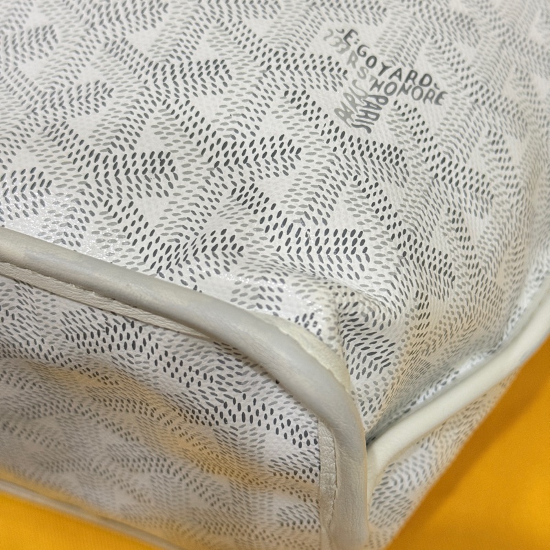 7新✨私物超甜賣🫶🏻白色Goyard Anjou🤍超夯款 雙面托特 超輕-78