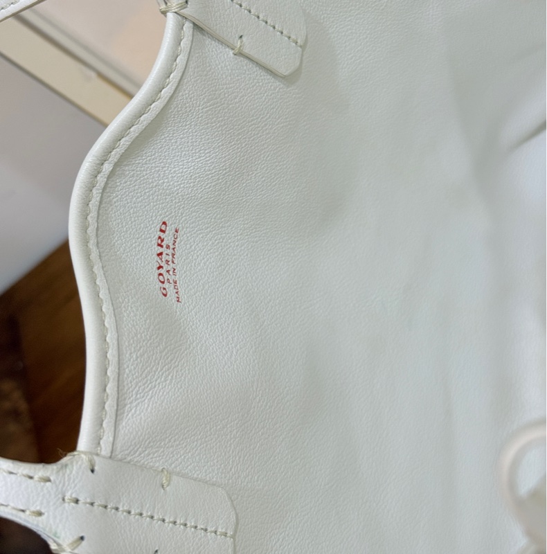 7新✨私物超甜賣🫶🏻白色Goyard Anjou🤍超夯款 雙面托特 超輕-11