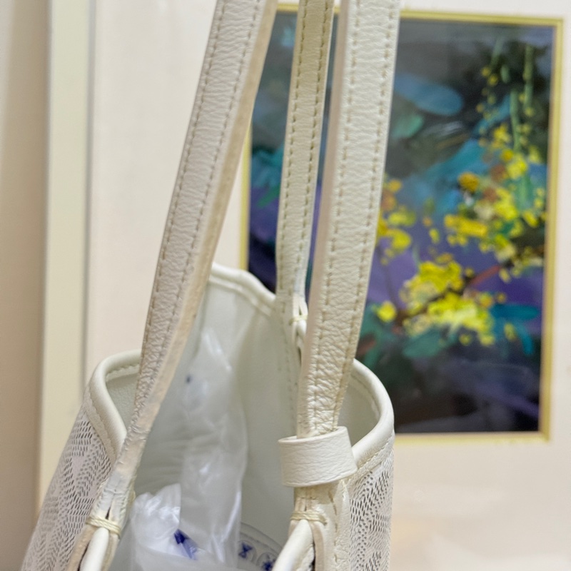 7新✨私物超甜賣🫶🏻白色Goyard Anjou🤍超夯款 雙面托特 超輕-18