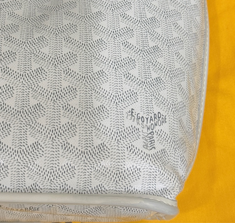 7新✨私物超甜賣🫶🏻白色Goyard Anjou🤍超夯款 雙面托特 超輕-25