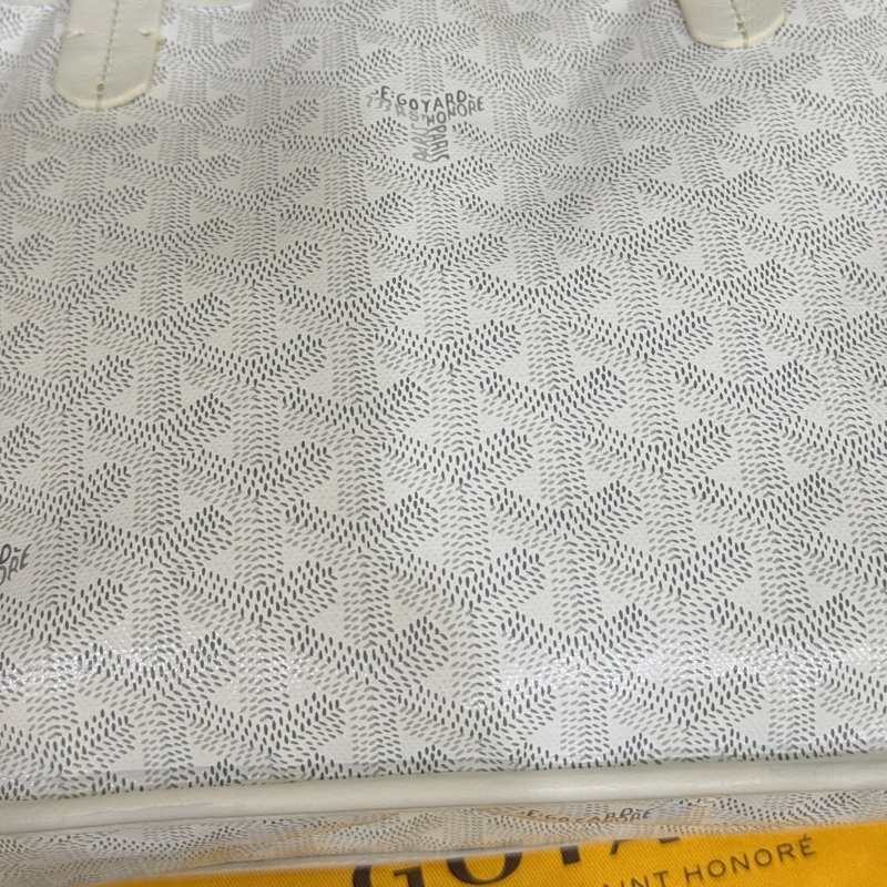 7新✨私物超甜賣🫶🏻白色Goyard Anjou🤍超夯款 雙面托特 超輕-26