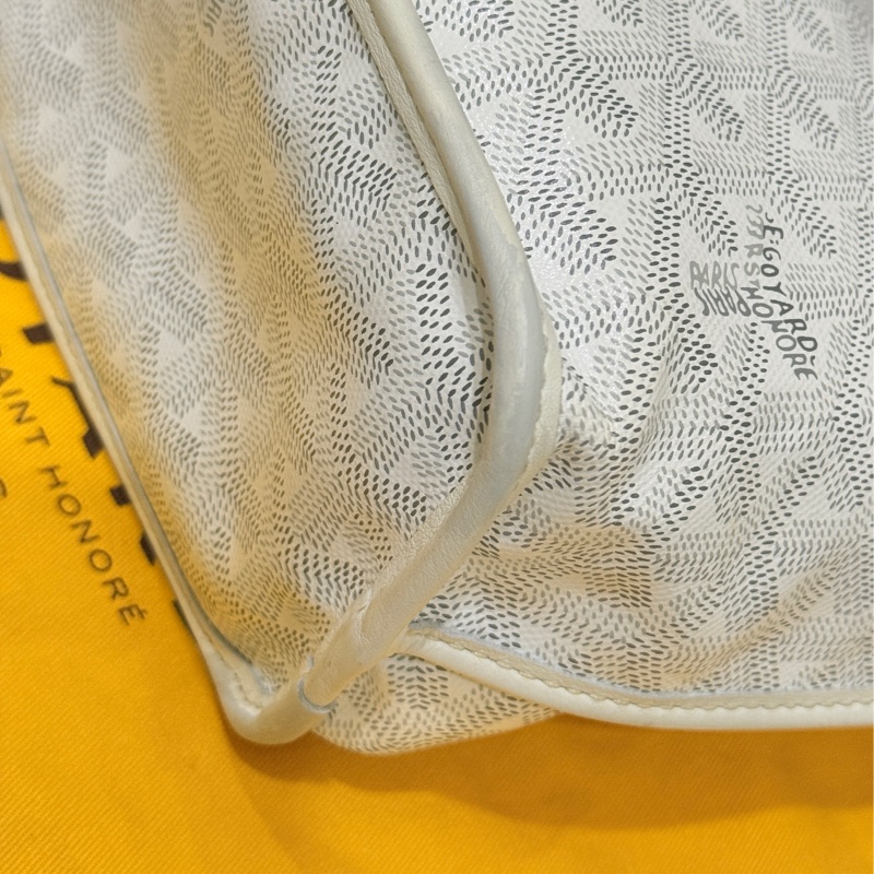 7新✨私物超甜賣🫶🏻白色Goyard Anjou🤍超夯款 雙面托特 超輕-28